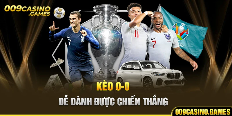 Kèo 0-0 dễ dành được chiến thắng