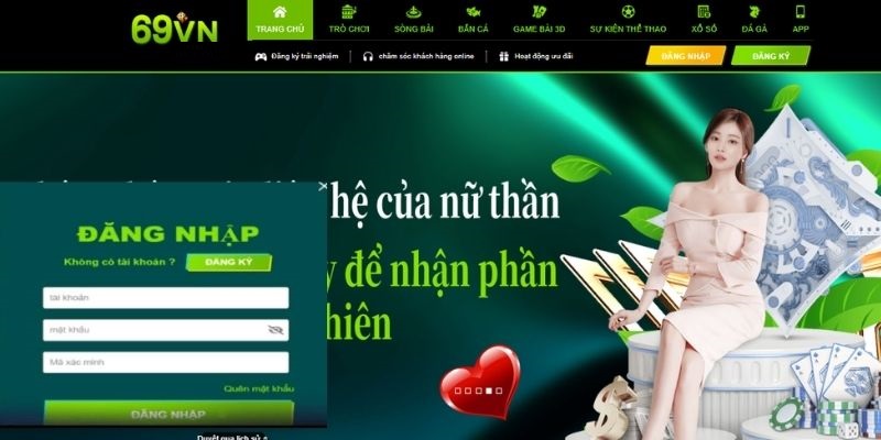 Đăng nhập 69VN và nhận quà cực khủng